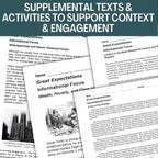 Great Expectations Novel Study, 200 - Page No - Prep Unit Resource BUNDLE - Simply Novel
