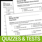 Harriet the Spy Novel Study - Over 100 Pages of No - Prep Teaching Materials - Simply Novel