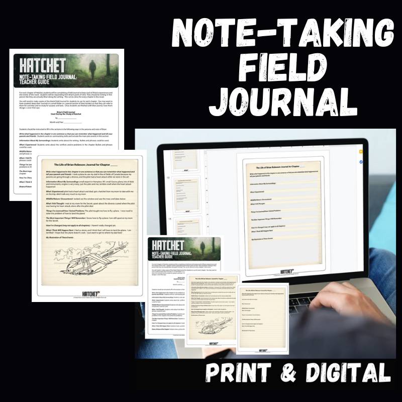 Hatchet Novel Study Unit BUNDLE Activities, Projects, & Tests | Print & Digital - Simply Novel