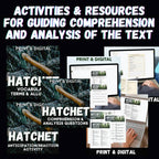 Hatchet Novel Study Unit BUNDLE Activities, Projects, & Tests | Print & Digital - Simply Novel