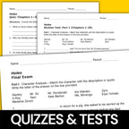 Holes Novel Study | Teaching Guide ELA Unit with Quizzes, Writing, & Grammar - Simply Novel