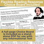 How to Read Shakespeare’s Language | Informational Text, Comprehension Questions - Simply Novel