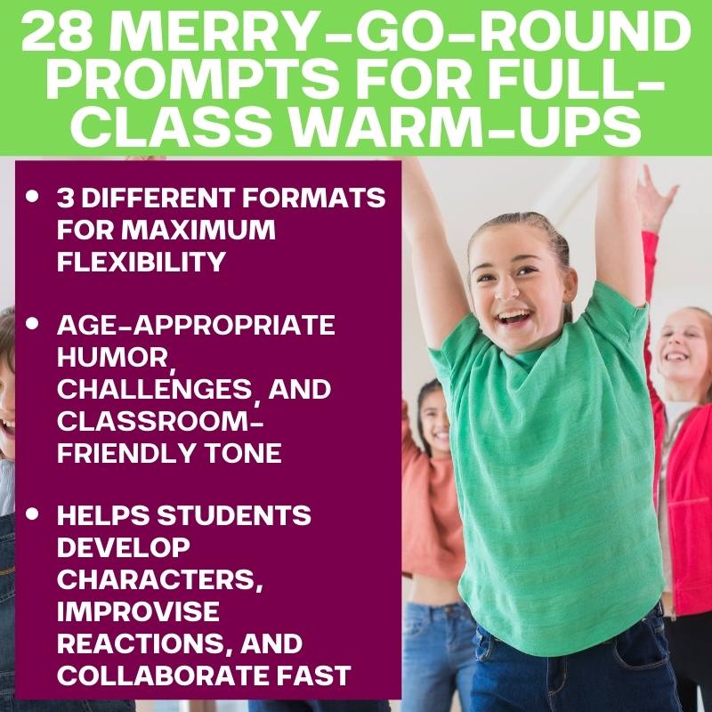 Improv with a Twist: Funny Partner & Group Scenes for Drama Class (Grades 4–6) - Simply Novel