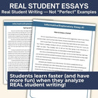 Informative Explanatory Essay Writing Unit – Graphic Organizers, Rubrics, Models - Simply Novel