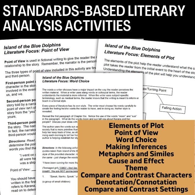 Island of the Blue Dolphins Novel Study - 150+ Page No - Prep Teaching Unit - Simply Novel