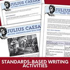 Julius Caesar Unit Plan, Lessons & Activities - 5 - Week Shakespeare Bundle - Simply Novel