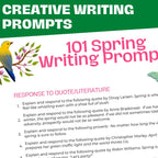Middle & High School Essay & Writing Writing Prompts for ALL Seasons BUNDLE - Simply Novel