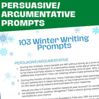 Middle & High School Essay & Writing Writing Prompts for ALL Seasons BUNDLE - Simply Novel