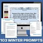 Middle & High School Essay & Writing Writing Prompts for ALL Seasons BUNDLE - Simply Novel