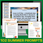Middle & High School Essay & Writing Writing Prompts for ALL Seasons BUNDLE - Simply Novel