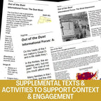 Out of the Dust Novel Study - 150 Page, No - Prep Teaching Guide - Simply Novel