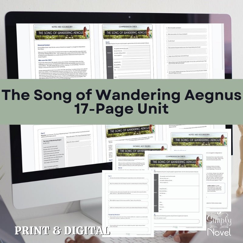 Poetry Unit BUNDLE - 12 Units - Analysis, Writing Activities - Print & Digital - Simply Novel