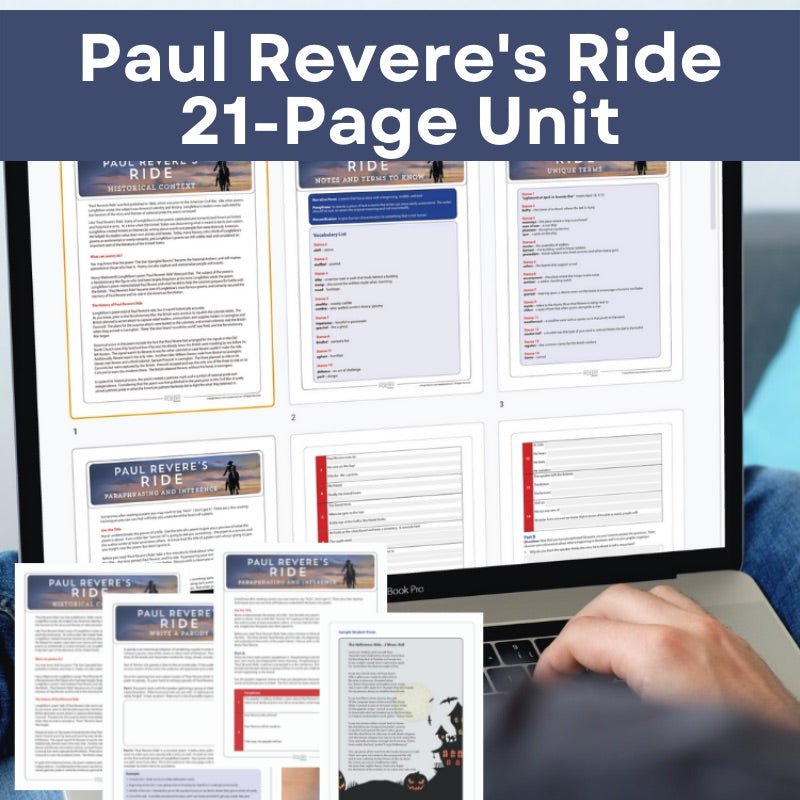 Poetry Unit BUNDLE - 12 Units - Analysis, Writing Activities - Print & Digital - Simply Novel