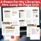 Poetry Unit BUNDLE - 12 Units - Analysis, Writing Activities - Print & Digital - Simply Novel