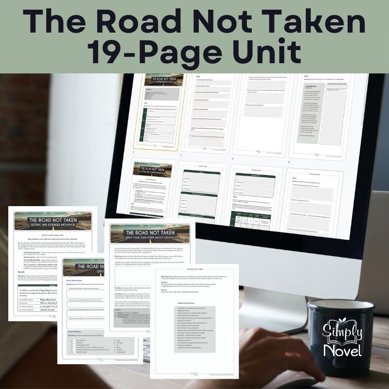 Poetry Unit BUNDLE - 12 Units - Analysis, Writing Activities - Print & Digital - Simply Novel