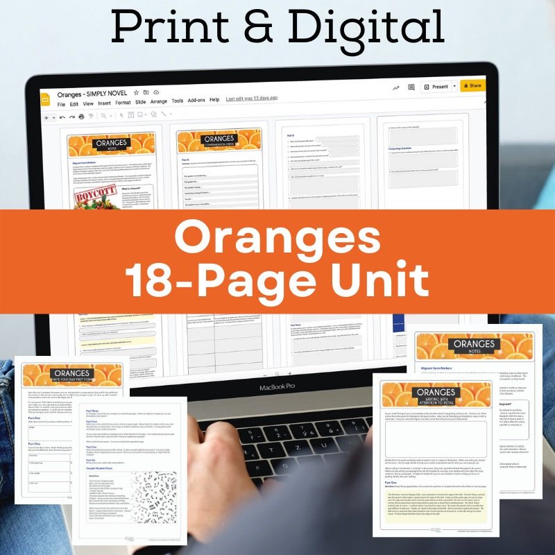 Poetry Unit BUNDLE - 12 Units - Analysis, Writing Activities - Print & Digital - Simply Novel