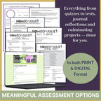 Romeo and Juliet Unit - Complete Teaching Resource BUNDLE in Digital and Print - Simply Novel