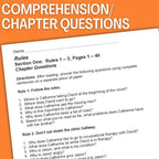 Rules Novel Study Unit - 120 Page, No - Prep Teaching Guide - Simply Novel