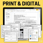 90-page Sarah Plain and Tall literature unit worksheets and lessons