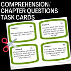 Shiloh Novel Study - Over 100 No - Prep Pages, plus Question Task Cards - Simply Novel