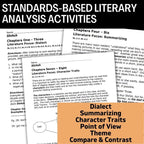 Shiloh Novel Study - Over 100 No - Prep Pages, plus Question Task Cards - Simply Novel