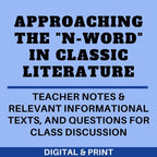 Teaching Classic Literature Responsibly: Navigating the “N - Word” Teacher Guide - Simply Novel