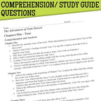 The Adventures of Tom Sawyer Novel Study Unit - 150+ Pages, No - Prep PDF - Simply Novel