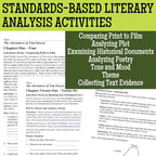 The Adventures of Tom Sawyer Novel Study Unit - 150+ Pages, No - Prep PDF - Simply Novel