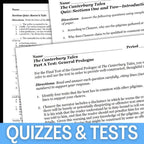 The Canterbury Tales Unit Plan - MASSIVE 300+ Page No - Prep Teacher Resource - Simply Novel