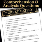 The Great Gatsby Novel Study | Complete Teaching Guide, Lesson Plans, Activities - Simply Novel
