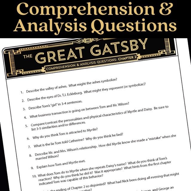 The Great Gatsby Novel Study | Complete Teaching Guide, Lesson Plans, Activities - Simply Novel