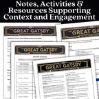 The Great Gatsby Novel Study | Complete Teaching Guide, Lesson Plans, Activities - Simply Novel