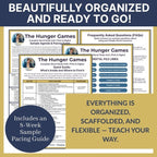 The Hunger Games Novel Unit | Literary Analysis, Quizzes & Tests, Project Bundle - Simply Novel