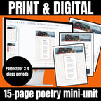 The Railway Train by Emily Dickinson, 15 - Page Unit - Questions, Activities, Test - Simply Novel