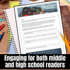 The Railway Train by Emily Dickinson, 15 - Page Unit - Questions, Activities, Test - Simply Novel