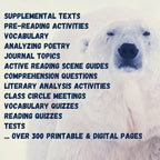 Touching Spirit Bear Novel Study Unit, 300 - Page No - Prep BUNDLE - Print & Digital - Simply Novel