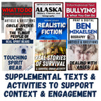 Touching Spirit Bear Novel Study Unit, 300 - Page No - Prep BUNDLE - Print & Digital - Simply Novel