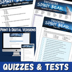 Touching Spirit Bear Novel Study Unit, 300 - Page No - Prep BUNDLE - Print & Digital - Simply Novel