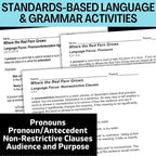 Where the Red Fern Grows Novel Study - 130+ No - Prep Pages, plus Task Cards - Simply Novel