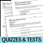 Where the Red Fern Grows Novel Study - 130+ No - Prep Pages, plus Task Cards - Simply Novel