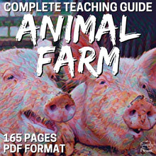 Load image into Gallery viewer, Animal Farm Novel Study Unit - 160+ Page Teacher Resource BUNDLE