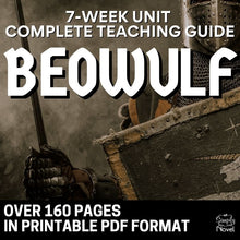 Load image into Gallery viewer, Beowulf Teaching Guide 7-Week Unit - Lessons, Activities, Tests - 160 Pages