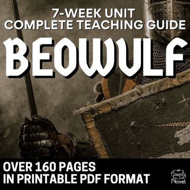 Beowulf Teaching Guide 7-Week Unit - Lessons, Activities, Tests - 160 Pages
