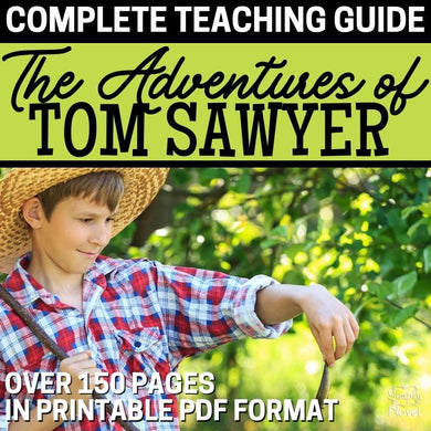 Adventures of Tom Sawyer Literature Guide Novel Study Unit Resource BUNDLE
