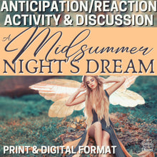Load image into Gallery viewer, A Midsummer Night&#39;s Dream Anticipation/Reaction Theme Discussion &amp; Reflection