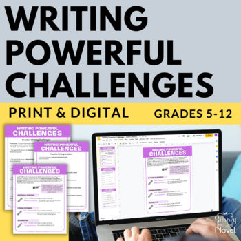 Writing Powerful Challenges - Concluding an Essay - Writing Lesson & Worksheet