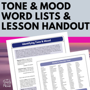 Identifying Tone Lesson Handout & Word Lists for Tone and Mood