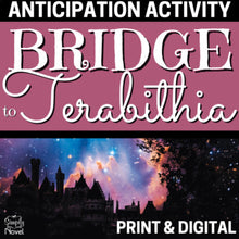 Load image into Gallery viewer, Bridge to Terabithia Novel Study - Friendship Anticipation, Extension Activities