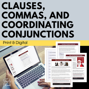 Main & Subordinate Clauses, Fragments Identification and Punctuation Practice