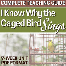 Load image into Gallery viewer, I Know Why the Caged Bird Sings Novel Study - 7-Week Unit - 170+ Pages
